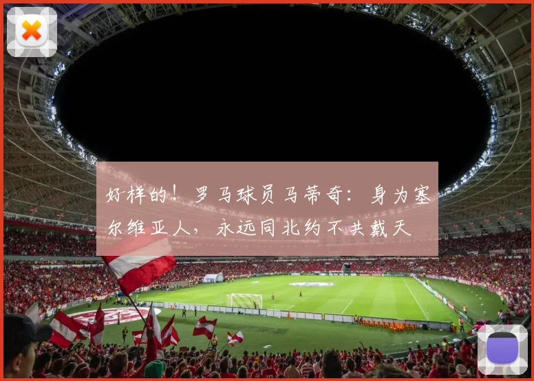 好样的！罗马球员马蒂奇：身为塞尔维亚人，永远同北约不共戴天